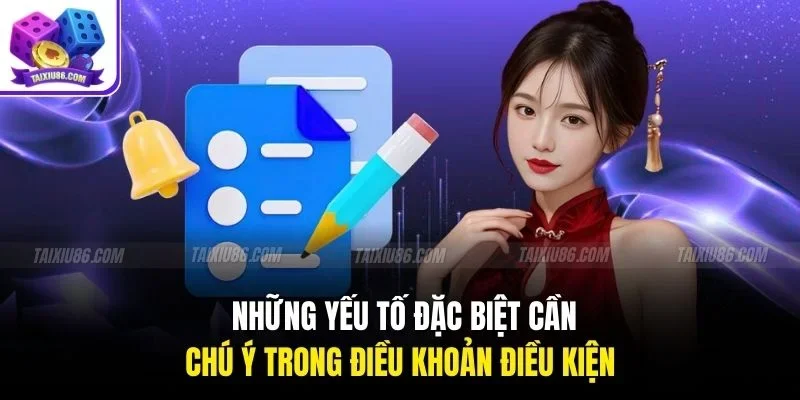 Những yếu tố đặc biệt cần chú ý trong điều khoản điều kiện